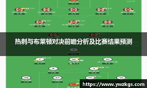 热刺与布莱顿对决前瞻分析及比赛结果预测